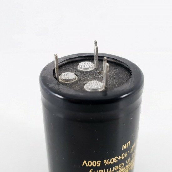 1 X 50 + 50 uF 500V - 10/+30% M-LYTIC HV HIGH VOLTAGE POWER CAPACITOR. CA  ENA