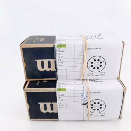 2 X KT33C OSRAM GEC TUBE. SMOKED GLASS. 1940s PRODUCTION. CK  ENA