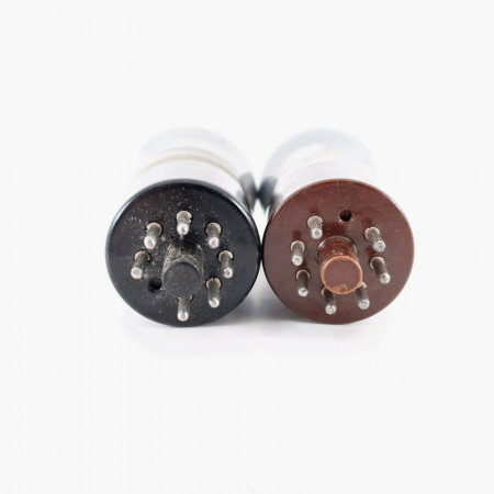 2 X KT33C OSRAM GEC TUBE. SMOKED GLASS. 1940s PRODUCTION. CK  ENA