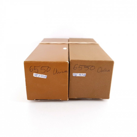 2 X 6550 TUBE. CHINESE PROD. USED 75/93%. AK  ENA
