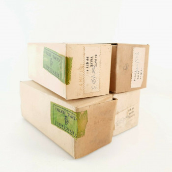 4 X CV1503 / KT33C TUBE. SMOKED GLASS. 1954 MO VALVE COMPANY PRODUCTION. CK  ENA 2