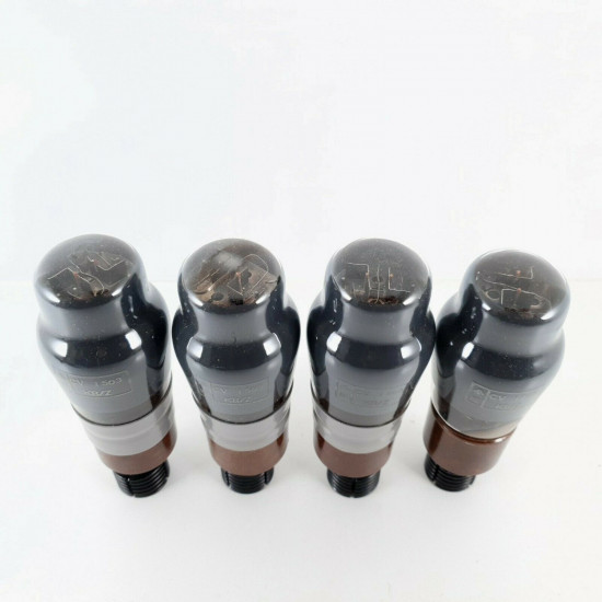 4 X CV1503 / KT33C TUBE. SMOKED GLASS. 1954 MO VALVE COMPANY PRODUCTION. CK  ENA