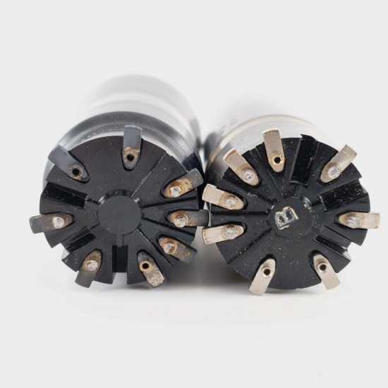 2 X EL2 ST/GT PHILIPS-MINIWATT TUBE. 1950s MULLARD PROD. NOS/NIB. CY  ENA