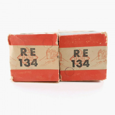 2 X RE134 TUBE. TELEFUNKEN BRAND. CJ  ENA