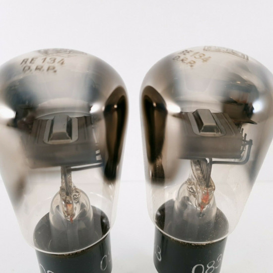 2 X RE134 TUBE. TELEFUNKEN BRAND. CJ  ENA