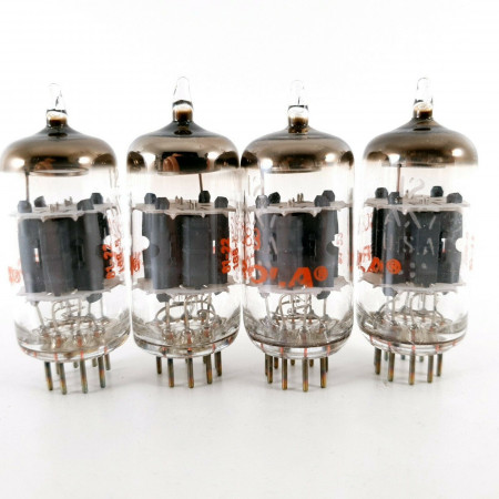 4 X 12AX7 TUBE. MOTOROLA BRAND. GE PRODUCTION. CA  ENA