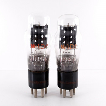 2 X 1D6 MARCONI TUBE. BLACK PLATES. NOS/NIB. AK  ENA 2