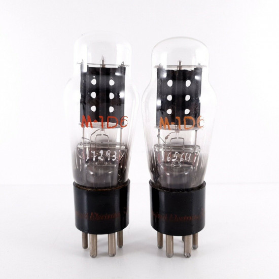 2 X 1D6 MARCONI TUBE. BLACK PLATES. NOS/NIB. AK  ENA