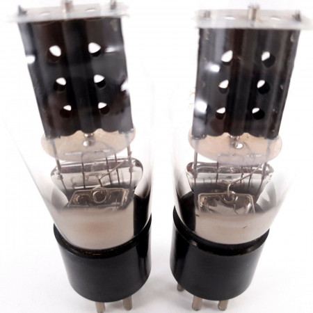 2 X 1D6 MARCONI TUBE. BLACK PLATES. NOS/NIB. AK  ENA