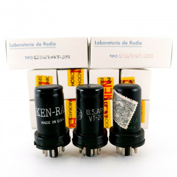 10 X 12SG7 / VT-209 TUBE. MIXED BRANDS. M54.E108  ES