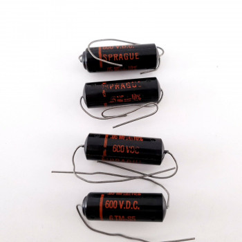 4 X 0.05uF 10% 600V SPRAGUE CAPACITOR BLACK BEAUTY. 6TM-S5. AG  ENA