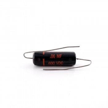 1 X 0.06uF 10% 600V SPRAGUE CAPACITOR BLACK BEAUTY. 6TM-S6. AG  ENA