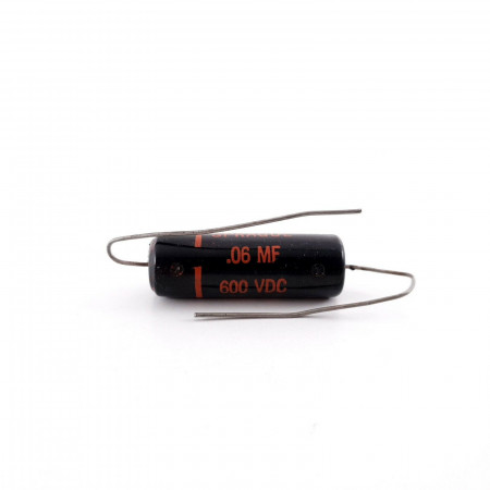 1 X 0.06uF 10% 600V SPRAGUE CAPACITOR BLACK BEAUTY. 6TM-S6. AG  ENA