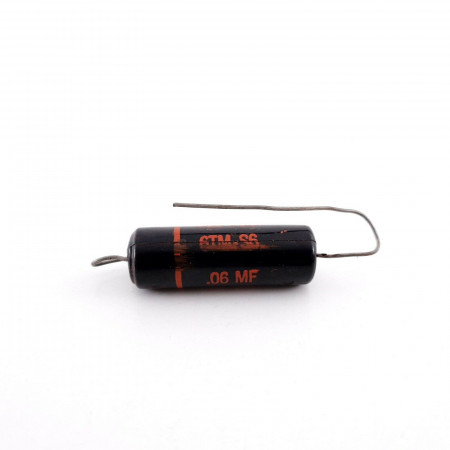 1 X 0.06uF 10% 600V SPRAGUE CAPACITOR BLACK BEAUTY. 6TM-S6. AG  ENA
