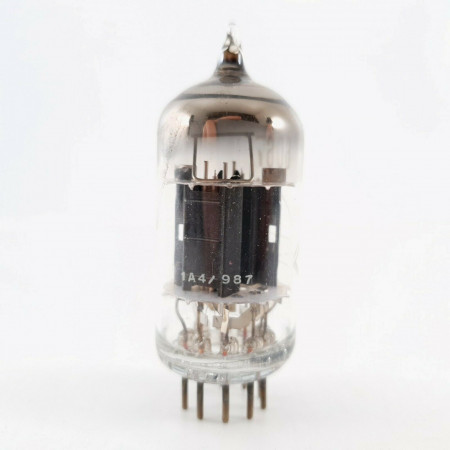 1 X 6067 / CV4003 BRIMAR TUBE. HALTRON BRANDED. BLACK PLATES. 1954 PROD. CP  ENA