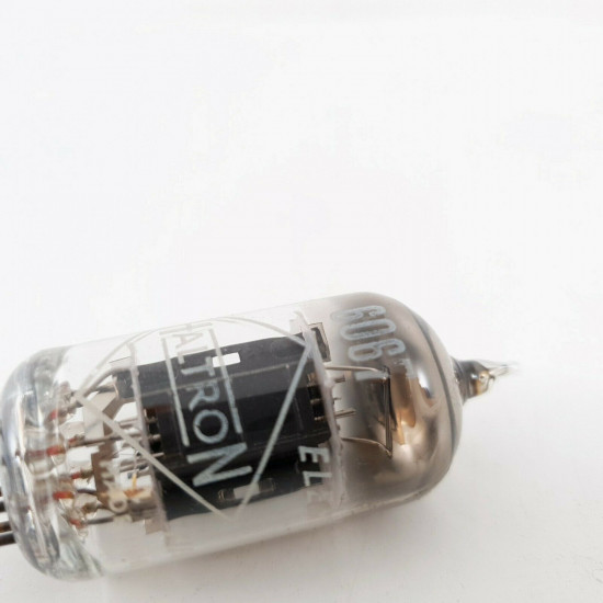 1 X 6067 / CV4003 BRIMAR TUBE. HALTRON BRANDED. BLACK PLATES. 1954 PROD. CP  ENA