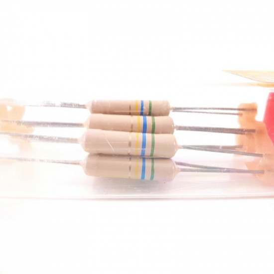 10 X 2W 560K 5% VINTAGE PHILIPS RESISTOR. PHILIPS SERVICE. NOS RESISTOR. CQ  ENA