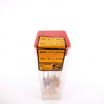 10 X 1W 390K 5% VINTAGE PHILIPS RESISTOR. PHILIPS SERVICE. NOS RESISTOR. CQ  ENA 2