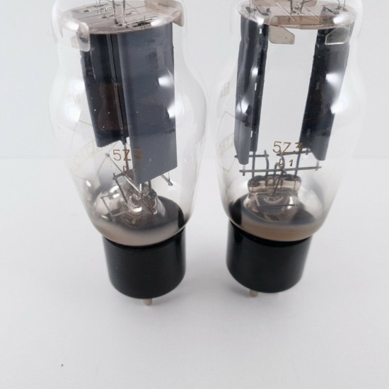 2 X 5Z3 TUBE. HALTRON BRAND. 1950s ITALIAN PRODUCTION. MATCHED PAIR. CA  ENA