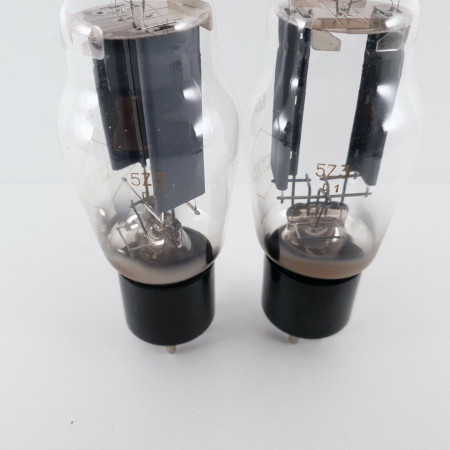2 X 5Z3 TUBE. HALTRON BRAND. 1950s ITALIAN PRODUCTION. MATCHED PAIR. CA  ENA