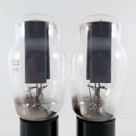 2 X 5Z3 TUBE. HALTRON BRAND. 1950s ITALIAN PRODUCTION. MATCHED PAIR. CA  ENA