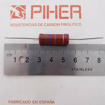 1 X 2W 560R 5% 1970s VINTAGE PIHER RESISTOR. NOS. C1814U100F280121