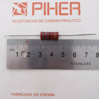 1 X 1W 56R 5% 1970s VINTAGE PIHER RESISTOR. NOS. C1814U120F280121