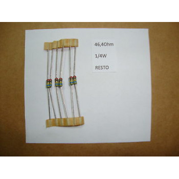 RESISTOR. 1/4W 46R4 46.4Ohm 2% *8 PC* NEW