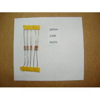 RESISTOR. 1/4W 33R 33Ohm 5% *8 PC* NEW