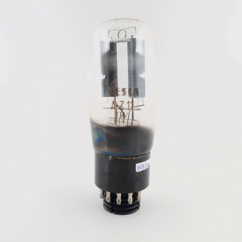 1 X AZ11 TESLA TUBE. GREY PLATES. 1950s PRODUCTION. 108/106% CX  ENA