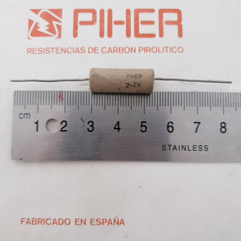 1 X 2W 2,2K 2.2K 2K2 10% 1970s VINTAGE PIHER RESISTOR. NOS. C1815U68F280121