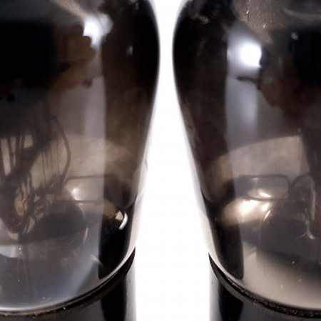 2 X 42 PHILIPS TUBE. 1950s USA PROD. BLACK PLATES. NOS/NIB. AK  ENA