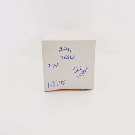 1 X AZ11 TESLA TUBE. GREY PLATES. 1950s PRODUCTION. 108/106% CX  ENA