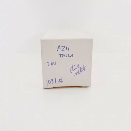 1 X AZ11 TESLA TUBE. GREY PLATES. 1950s PRODUCTION. 108/106% CX  ENA