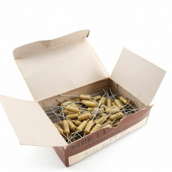 100 X 27K 27000pF 0.027uF 160V 10% MULLARD MUSTARD (BIANCHI PHILIPS)  MMC