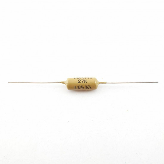 100 X 27K 27000pF 0.027uF 160V 10% MULLARD MUSTARD (BIANCHI PHILIPS)  MMC