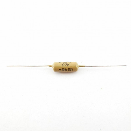 100 X 27K 27000pF 0.027uF 160V 10% MULLARD MUSTARD (BIANCHI PHILIPS)  MMC