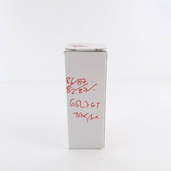 1 X 6SL7GT TUNGSOL TUBE. BLACK RING. ROUND PLATES. RECTANGULAR GETTER.  CQ  ENA 2