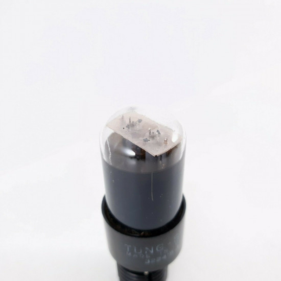 1 X 6SL7GT TUNGSOL TUBE. BLACK RING. ROUND PLATES. RECTANGULAR GETTER.  CQ  ENA