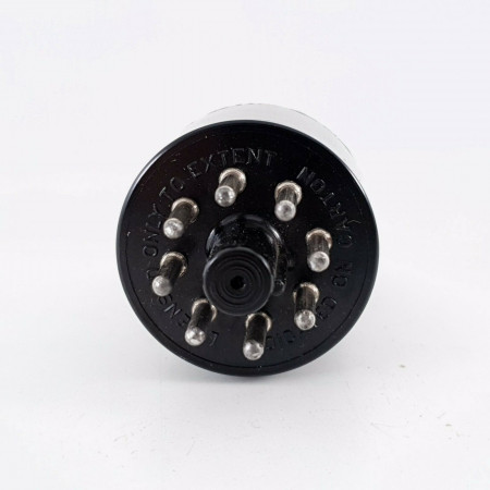 1 X 6SL7GT TUNGSOL TUBE. BLACK RING. ROUND PLATES. RECTANGULAR GETTER.  CQ  ENA