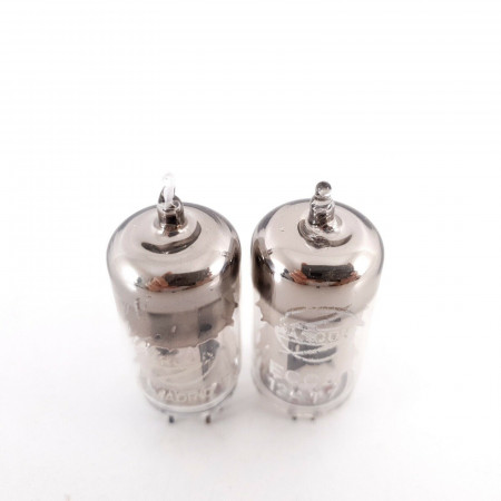 2 X 12AT7 /ECC81 MARCONI TUBE. COPPER RODS. NOS/NIB MATCHED PAIR. AK  ENA