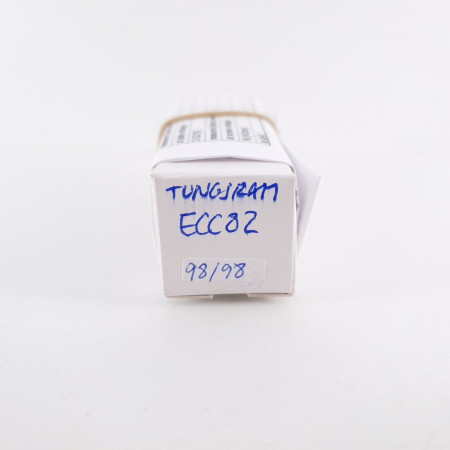 1 X ECC82 TUNGSRAM TUBE. 1960s PROD. BALANCED TRIODES 98/98%. CF  ENA