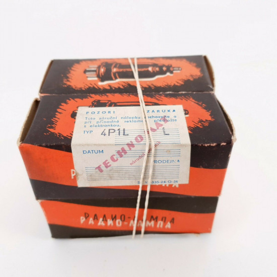 4 X 4П1Л / 4P1L SVETLANA TUBE. PENTODE. 1959-61 RUSSIAN PRODUCTION. CQ  ENA