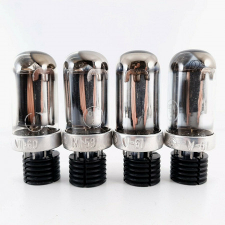 4 X 4П1Л / 4P1L SVETLANA TUBE. PENTODE. 1959-61 RUSSIAN PRODUCTION. CQ  ENA
