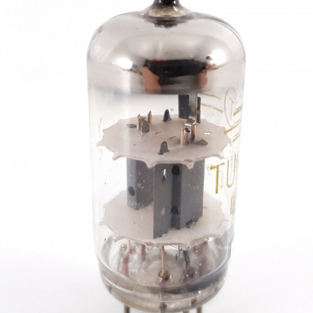 1 X ECC82 TUNGSRAM TUBE. 1960s PROD. 109/83%. CF  ENA