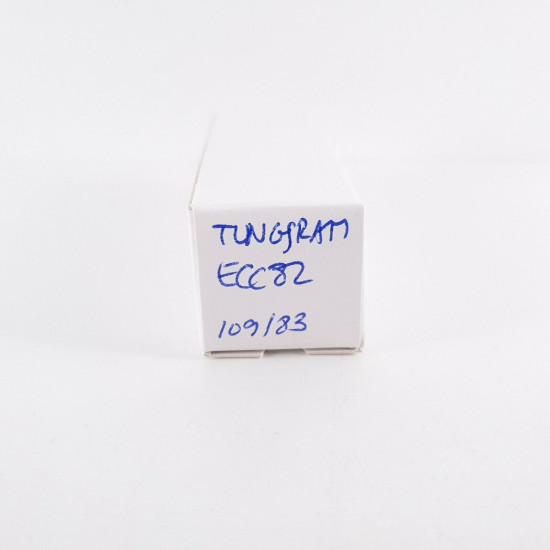 1 X ECC82 TUNGSRAM TUBE. 1960s PROD. 109/83%. CF  ENA