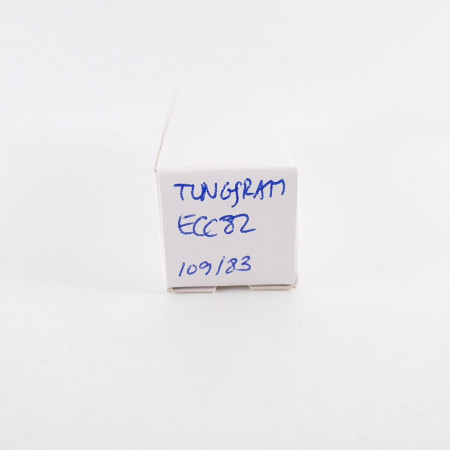 1 X ECC82 TUNGSRAM TUBE. 1960s PROD. 109/83%. CF  ENA