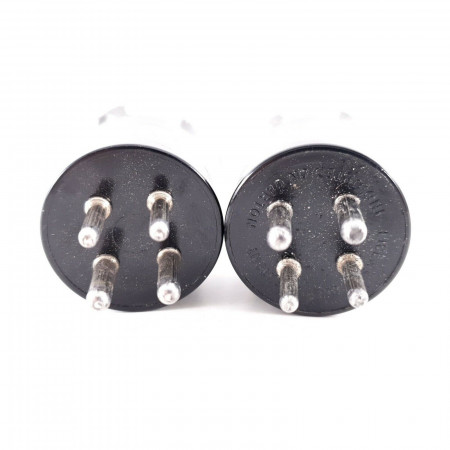 2 X 83 RCA TUBE. BLACK PLATES. NOS. AK  ENA