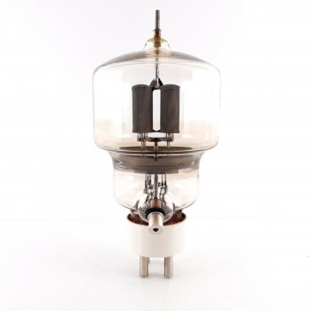 1 X 304TL / VT129 EIMAC TUBE. MODERN PLATES. 1950s. USED. 7U  ENA