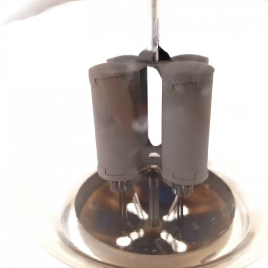 1 X 304TL / VT129 EIMAC TUBE. MODERN PLATES. 1950s. USED. 7U  ENA